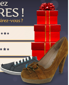 Chaussures en guise de cadeau